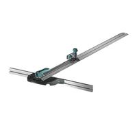 wolfcraft T-Square and Parallel Cutter for Precise Plasterboard Cutting | Adjustable angle stop for marking and strip cutter with trapezium blade for serial guided cuts. Article no. 4008000