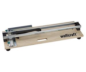 wolfcraft TC 610 W Tile Cutter, Base Plate Made of multiplex I 5561000 I The Compact Tile Cutter on a Wooden Base Plate