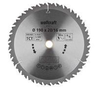 Wolfcraft 6735000 190 x 16 x 2.4mm CT Circular Saw Blade with 30 Teeth - Brown Series