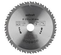 Wolfcraft TC Circular Hand Saw Blade, Brown Series I 6737000 I Fast, Rough Cuts