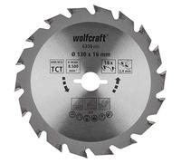 wolfcraft TC Circular Hand Saw Blade, Green Series I 6356000 I Fast, Medium-coarse cuts