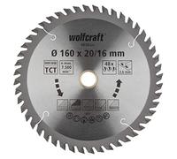 wolfcraft TC Circular Hand Saw Blade, orange series I 6630000 I Fine, clean cuts