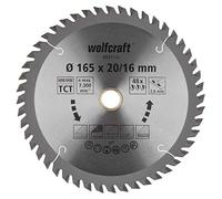 wolfcraft TC Circular Hand Saw Blade, orange series I 6631000 I Fine, clean cuts