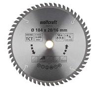 wolfcraft TC Circular Hand Saw Blade, orange series I 6632000 I Fine, clean cuts