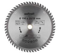 wolfcraft TC Circular Hand Saw Blade, orange series I 6633000 I Fine, clean cuts