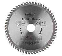 wolfcraft TC Circular Hand Saw Blade, orange series I 6634000 I Fine, clean cuts
