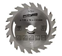 wolfcraft TC Circular Hand Saw Blade, Silver Series I 6456000 I Easy, Fast cuts