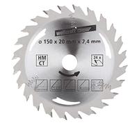 wolfcraft TC Circular Hand Saw Blade, Silver Series I 6464000 I Easy, Fast cuts
