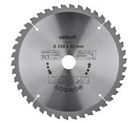 wolfcraft TC Circular Table Saw Blade, new purple series I 6583000 I Fine, clean cuts
