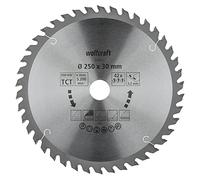 wolfcraft TC Circular Table Saw Blade, Orange Series I 6680000 I Fine, Clean cuts