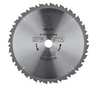 wolfcraft TC Cross and Mitre Cut Saw Blade, brown series I 6554000 I Fast, rough cuts