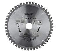 wolfcraft TC Cross and Mitre Cut Saw Blade, orange series I 6546000 I Fine, clean cuts