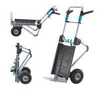 wolfcraft TS 2500 Transport System I 5535000 I The 2-in-1 solution: hand truck and push cart