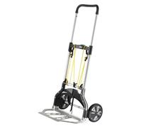wolfcraft TS 850 Foldable Sack Truck - Heavy Duty Handcart for 100 kg Loads | Portable transport system for stairs, crates and pots with quick-folding mechanism. Made in Europe. 5501000