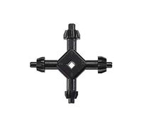 wolfcraft Universal Chuck Key - Multi-Size Drill Accessory for Chucks | Compatible with all common drills, includes chuck key sizes 4, 5.5, 6, and 7 mm, durable metal tool. 2635000