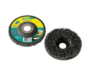 wolfcraft Universal Cleaning Disc for Angle Grinders, Ø 125 mm I 1672000 I For de-rusting and cleaning smooth surfaces