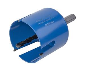 wolfcraft Universal Hole Saw with Mandrel, Pre-Assembled I 3882000 I Universal use in a Wide Range of Materials, Cutting Depth 60 mm