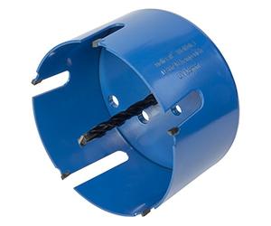 wolfcraft Universal Hole Saw with Mandrel, Pre-Assembled I 3887000 I Universal use in a Wide Range of Materials, Cutting Depth 60 mm