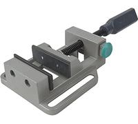 wolfcraft Universal vice - Clamping Force 200 kg, jaw Width 70 mm, Clamping Width 60 mm - with Quick Adjustment - Horizontal and Vertical V-Grooves for Clamping Round Material - 4920000