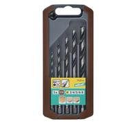 wolfcraft CV Wood Twist Drill Bit Set 5 Pcs., Hexagon Shank I 7122000 I for Drilling into softwood