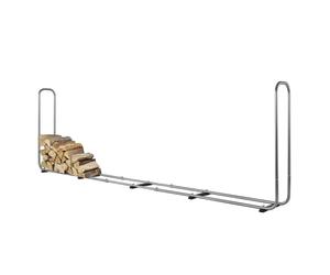 Wolfcraft XXL Firewood Storage Rack - Modular Log Store for 25-50 cm Logs | Adjustable width up to 3.2 m and 1.4 m high, 1.6 m3 capacity, outdoor log holder, tool-free assembly, 5125000
