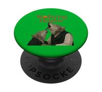 Wolfering Heights Gothic Wolf Howling Parody PopSockets Adhesive PopGrip
