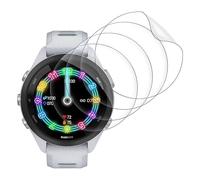 WolfFancy Pack of 4 for Garmin Forerunner 265s Soft TPU Protective Film, Unbreakable Tempered Glass Screen Protector Garmin Forerunner 265s Screen Protector, 99% Touch Accuracy Bubble-Free Tempered