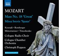 Wolfgang Amadeus M Mozart: Mass No. 18 'Great'/Missa Brevis 'S (CD) (US IMPORT)