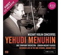 Wolfgang Amadeus Moz - Yehudi Menuhin Mozart Violin Concertos - CD - E4z