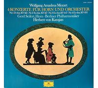 Wolfgang Amadeus Mozart: 4 Konzerte Für Horn Und Orchester [Vinyl LP] Gerd Seifert, Berliner Philharmoniker, Herbert von Karajan