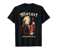 Wolfgang Amadeus Mozart Album Logo, Classical Music Composer T-Shirt