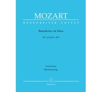 Wolfgang Amadeus Mozart-Benedictus Sit Deus K.117-Piano Reduction-Vocal Score