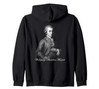 Wolfgang Amadeus Mozart Classical Composer Zip Hoodie
