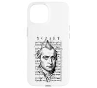 Wolfgang Amadeus Mozart Classical Sheet Music Notes Vintage Case for iPhone 15