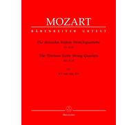Wolfgang Amadeus Mozart: Early String Quartets Bk3 Parts: String Quartet