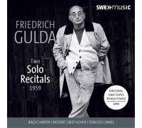 Wolfgang Amadeus Mozart Friedrich Gulda: Two Solo Recitals 1959 (CD) (US IMPORT)