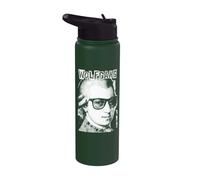 Wolfgang Amadeus Mozart Funny Composer Retro Pop Art Music Stainless Steel Insulated Water Bottle