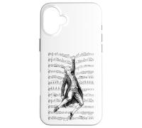 Wolfgang Amadeus Mozart Funny Composer Sheet Music Musician Case for iPhone 16 Plus