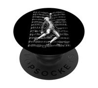 Wolfgang Amadeus Mozart Funny Composer Sheet Music Musician PopSockets Adhesive PopGrip