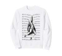 Wolfgang Amadeus Mozart Funny Composer Sheet Music Musician Sweatshirt