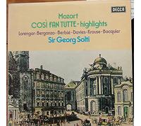 Wolfgang Amadeus Mozart - Georg Solti, The London Philharmonic Orchestra - Wolfgang Amadeus Mozart: Cosi Fan Tutte (Highlights) - LP