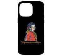 Wolfgang Amadeus Mozart Hand Drawn Portrait Vintage Case for iPhone 14 Pro Max