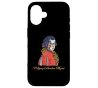 Wolfgang Amadeus Mozart Hand Drawn Portrait Vintage Case for iPhone 16
