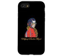 Wolfgang Amadeus Mozart Hand Drawn Portrait Vintage Case for iPhone SE (2020) / 7/8