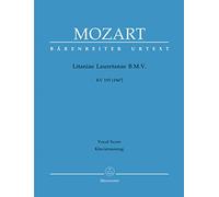 Wolfgang Amadeus Mozart-Litaniae Lauretanae B.M.V. In D K.195-Vocal Score