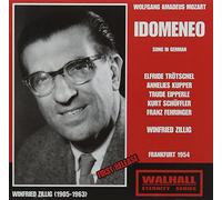 Wolfgang Amadeus Mozart - Mozart - Idomeneo (Zillig, Frankfurt 1954)