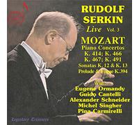 Wolfgang Amadeus Mozart: Piano Concertos with Rudolf Serkin, Vol. 3
