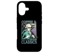 Wolfgang Amadeus Mozart Quote Coffee & Classical Music Lover Case for iPhone 17