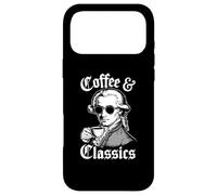 Wolfgang Amadeus Mozart Quote Coffee & Classical Music Lover Case for iPhone 17 Pro Max