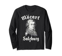 Wolfgang Amadeus Mozart Salzburg, Music Classical Composer Long Sleeve T-Shirt